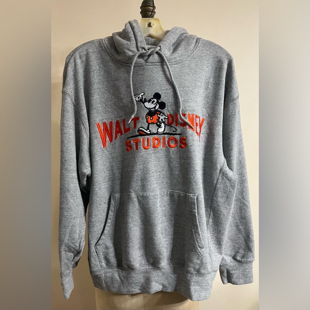 Disney | 100 Anniversary Walt Disney Studios Gray Hoodie | Size L